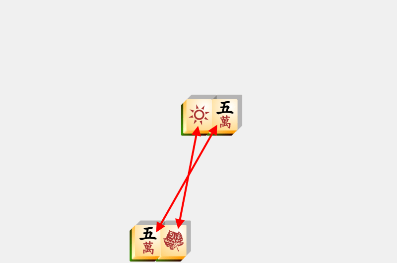Mahjong, solving example, section 37